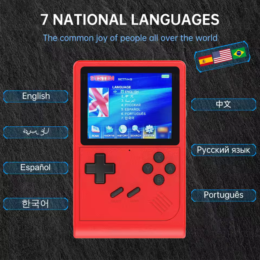 Consola Retro Portátil con +6.000 Juegos