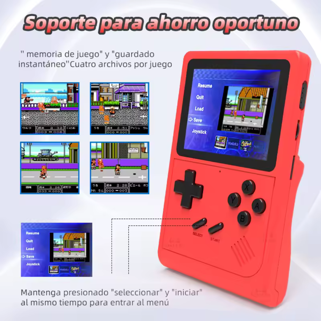 Consola Retro Portátil con +6.000 Juegos